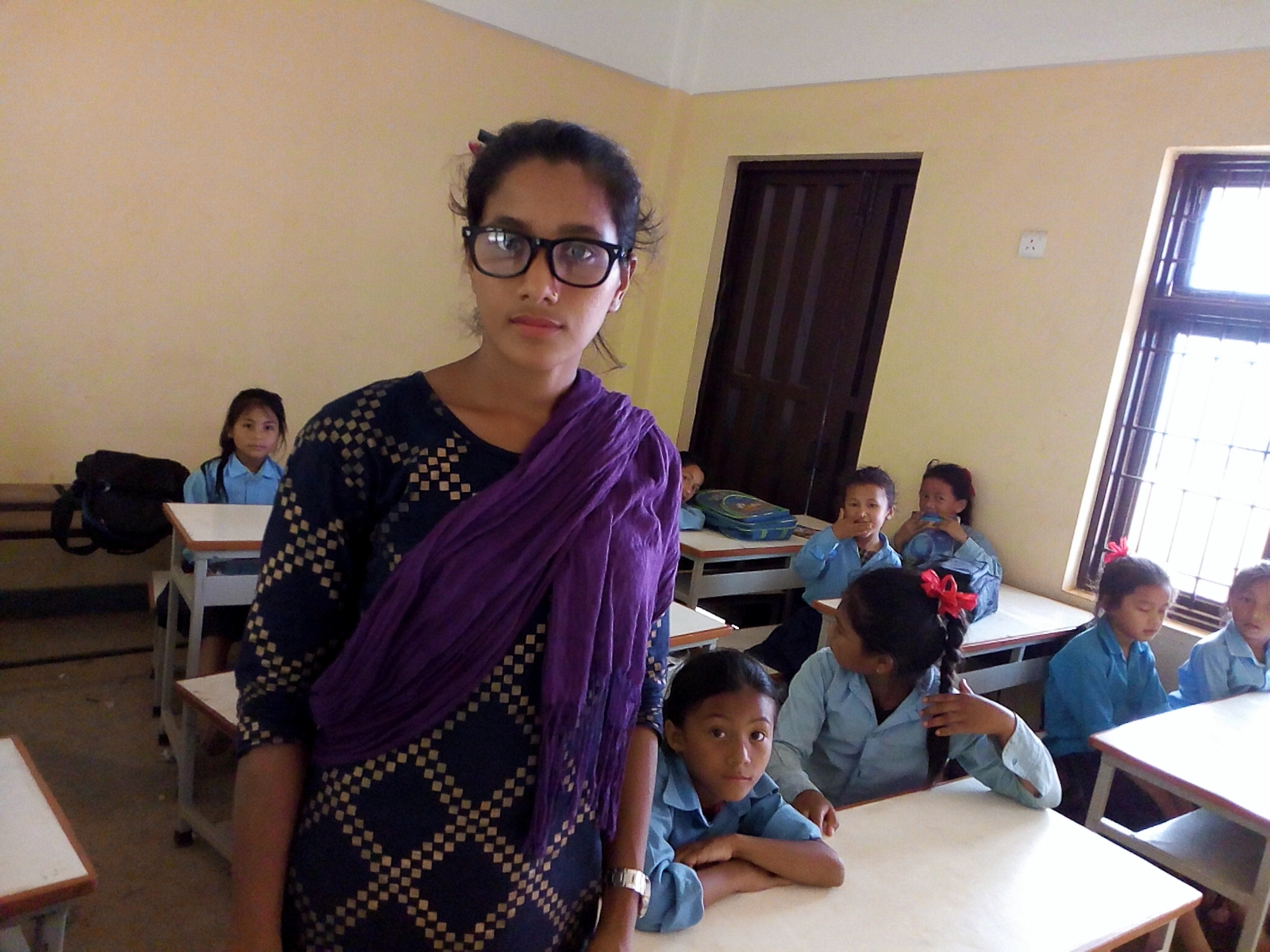 The new teacher Kalpana